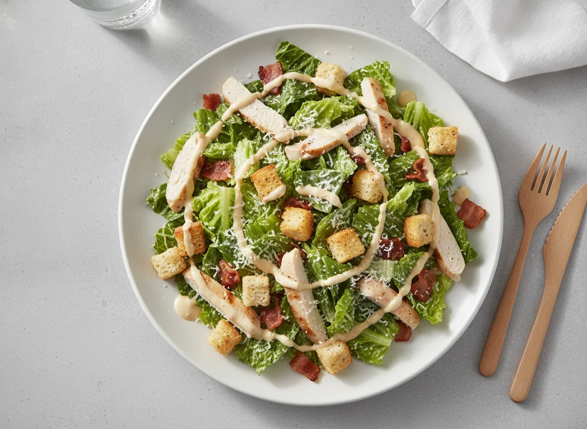 Taylor Farms Caesar with Bacon Salad with Chicken photo