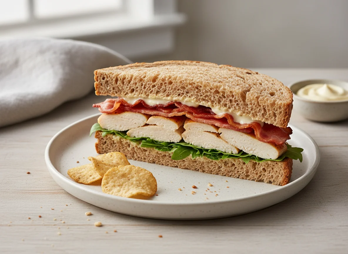 Tesco Chicken and Bacon Sandwich photo