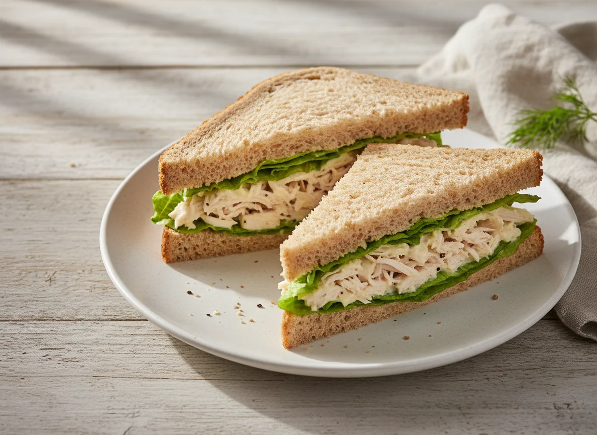Tesco Chicken Salad Sandwich photo