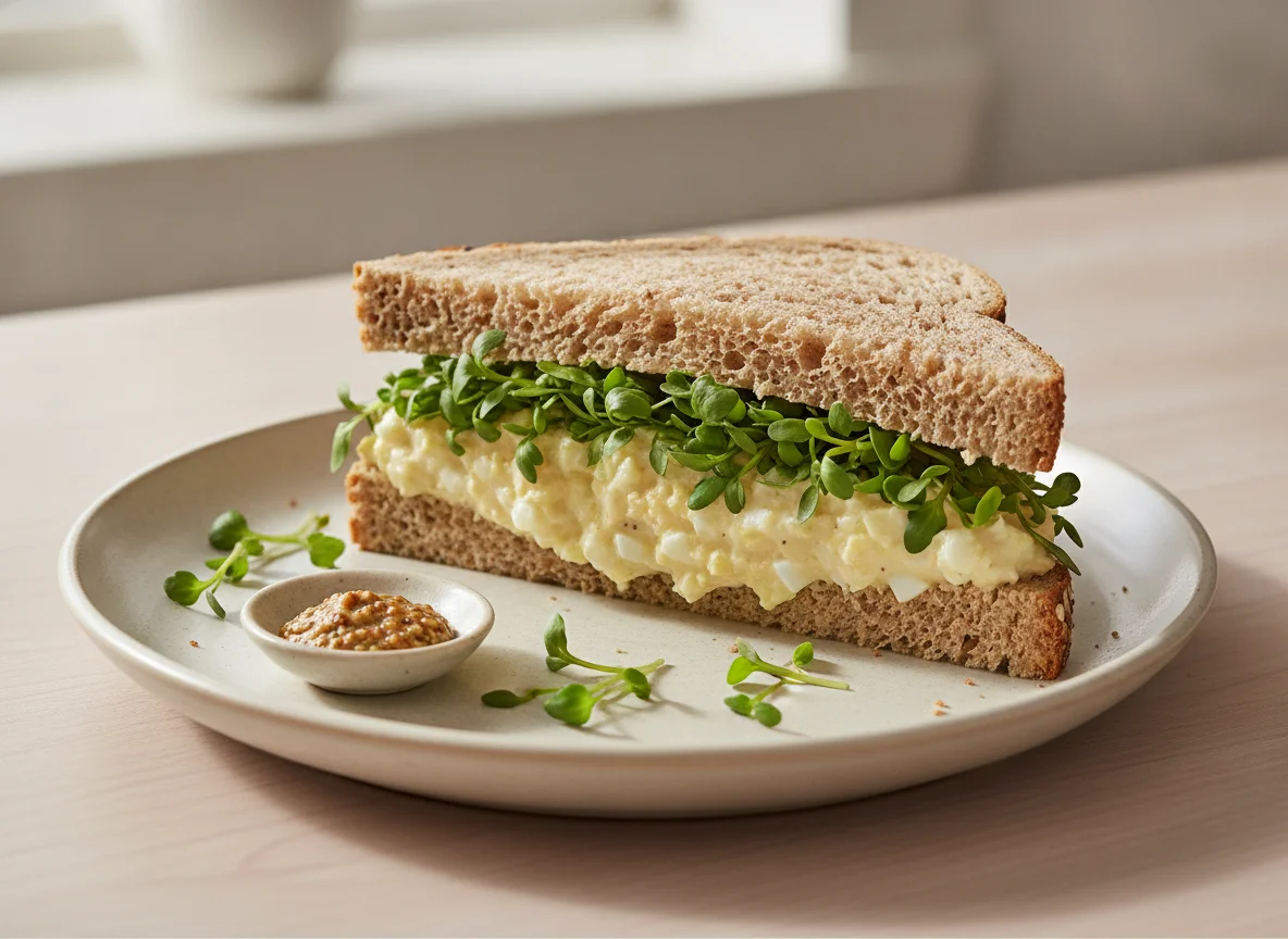 Tesco Egg and Cress Sandwich photo