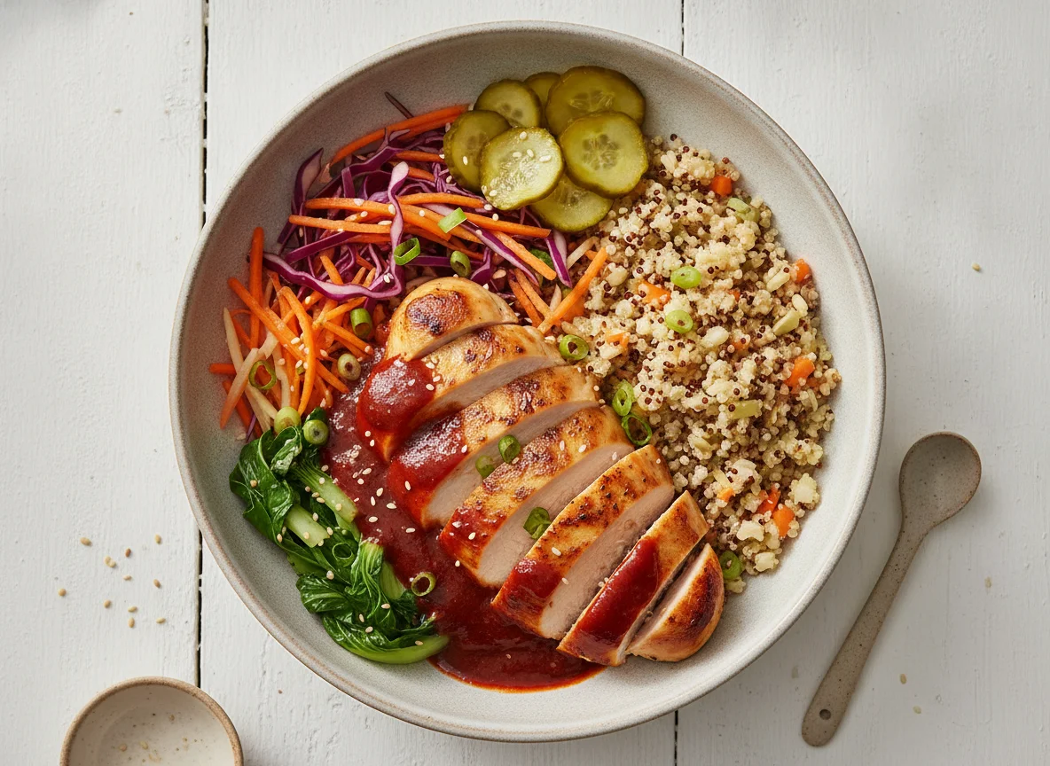 Tesco Gochujang Chicken Grain Bowl photo