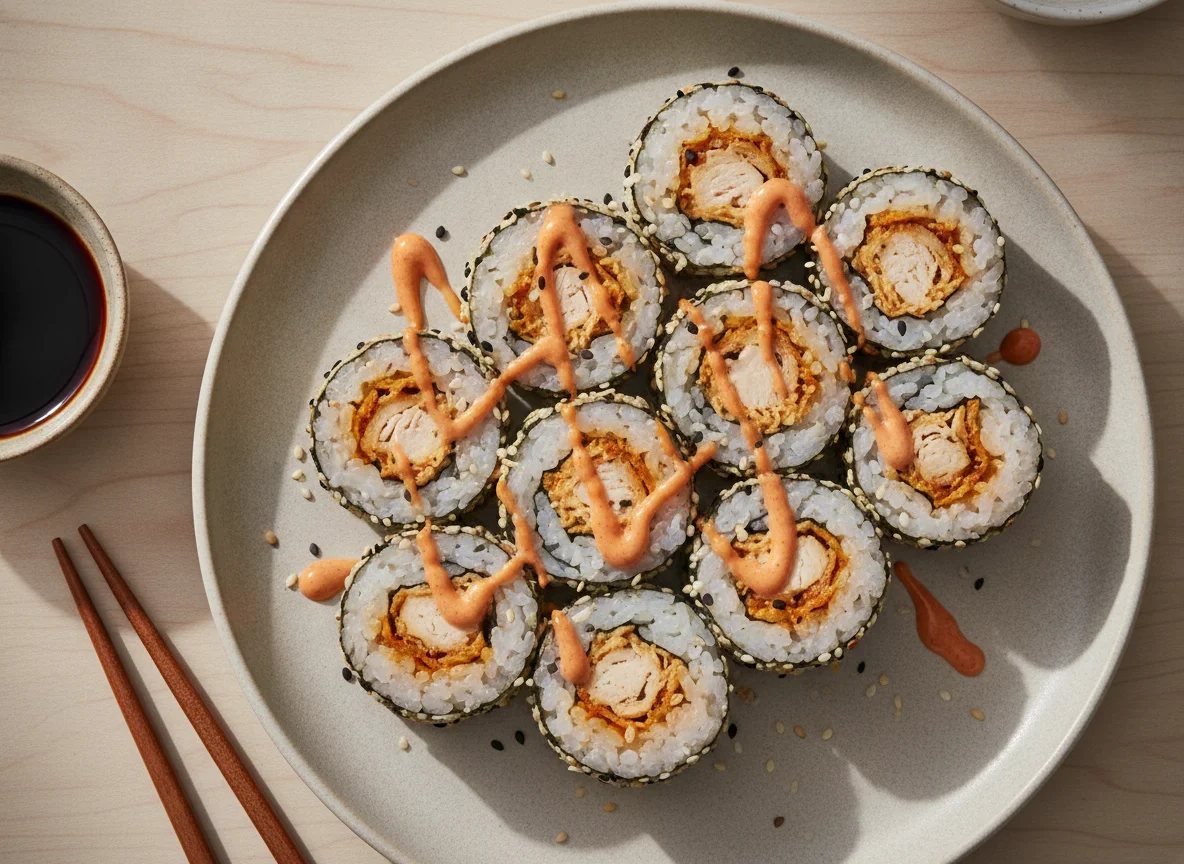 Tesco Korean Style Chicken Dragon Rolls photo
