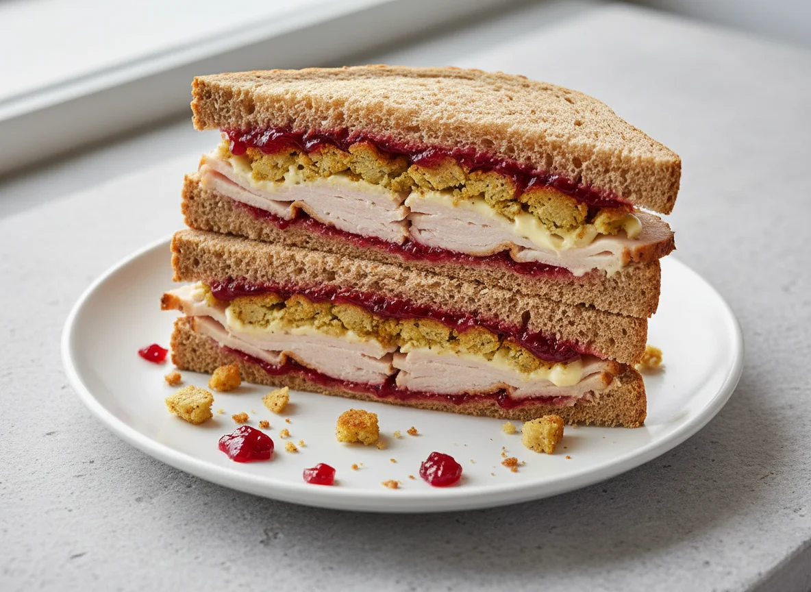 Tesco Turkey & Trimmings Sandwich photo