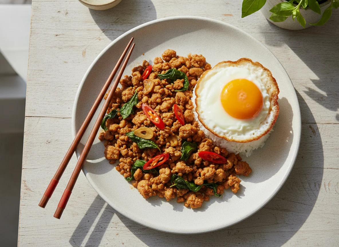 Thai Basil Chicken (Pad Krapow Gai) photo