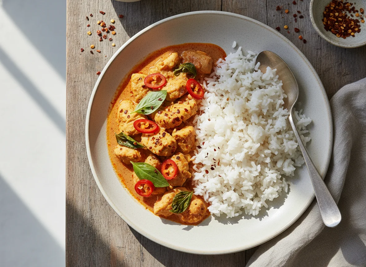 Thai Curry with Rice photo