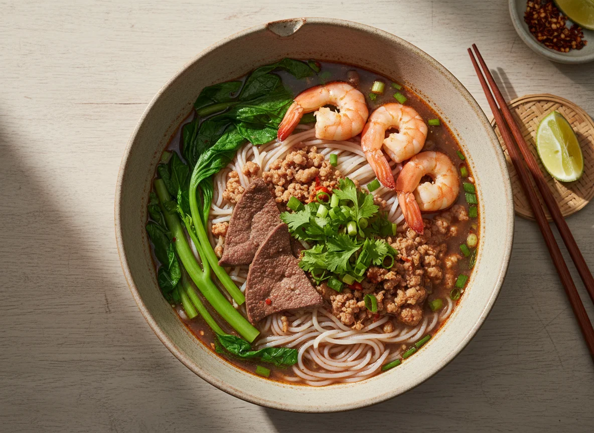 Thai Noodle Soup (Guay Tiew Reua) photo