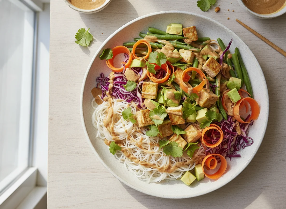 Thai Rice Noodle Salad photo