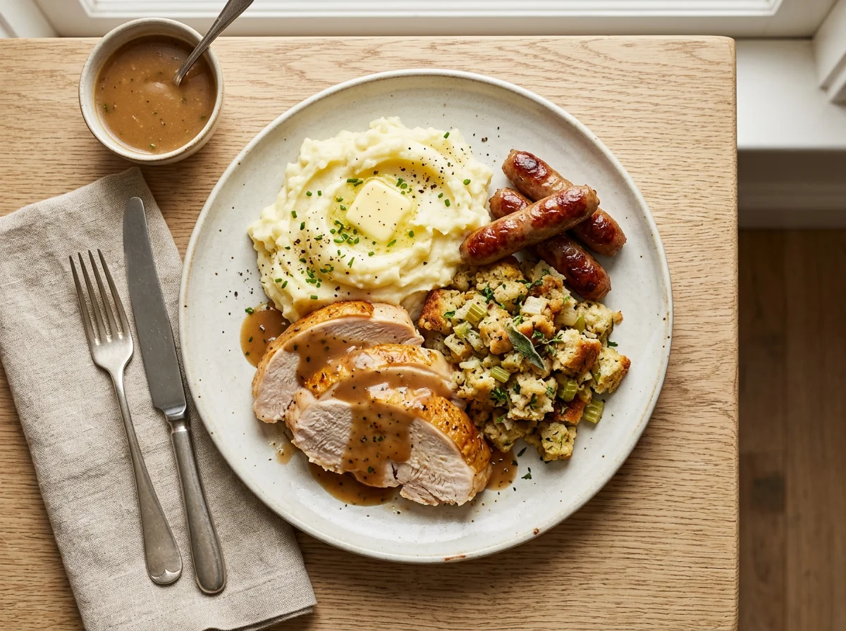 Thanksgiving Style Meal photo