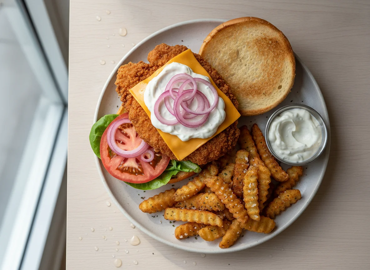 The Chicken Stussy with Potato Wedges photo