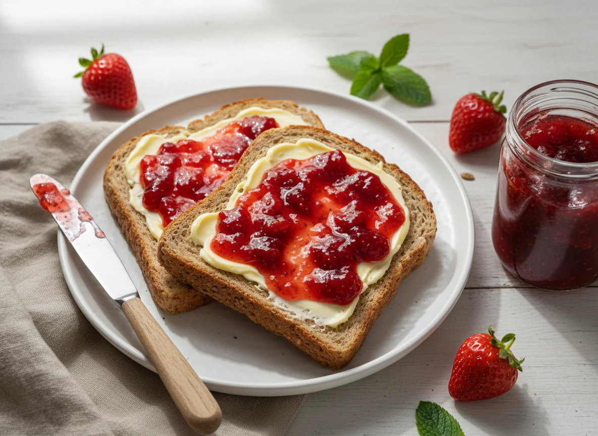 Toast with Jam photo