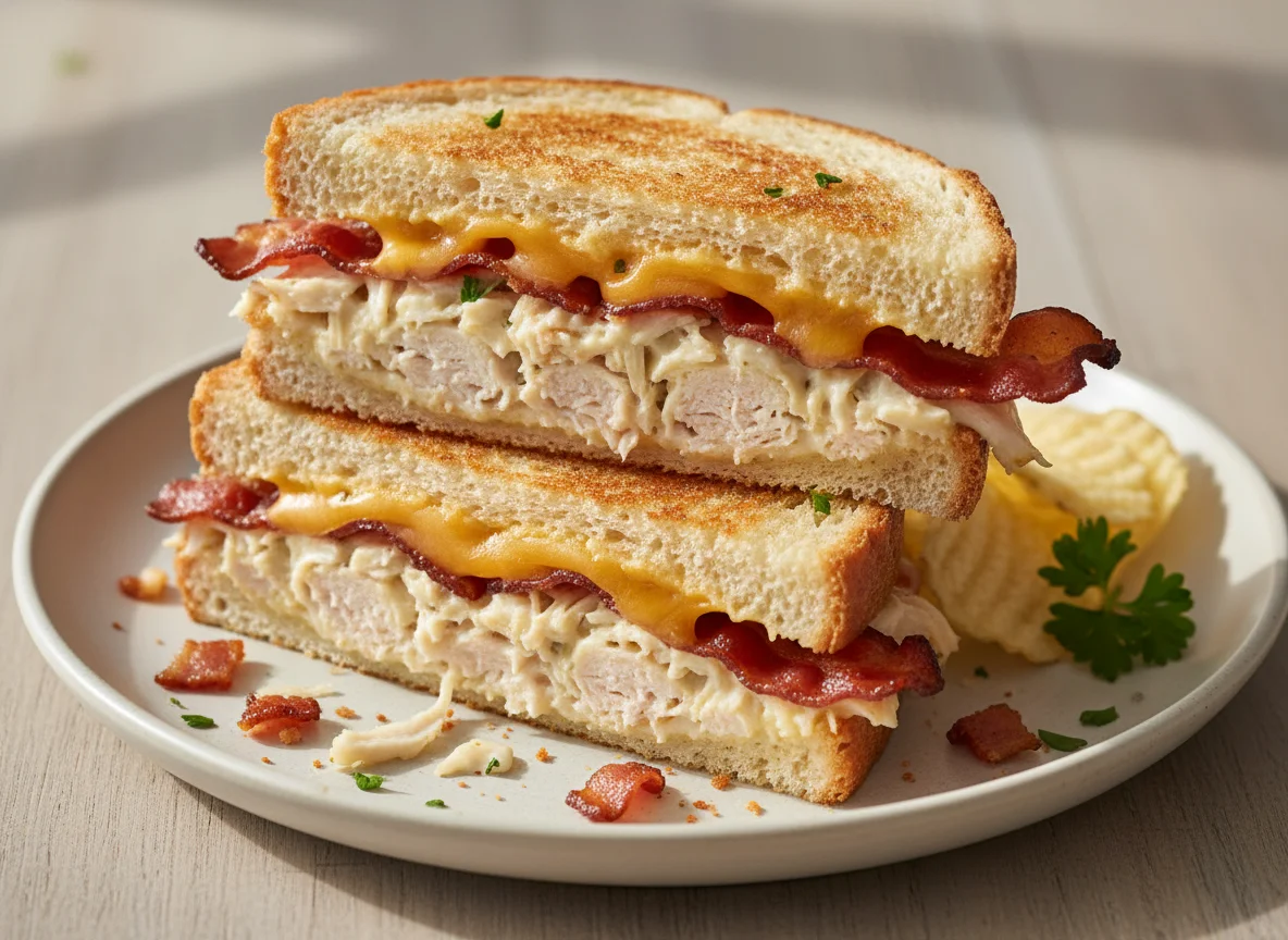Toasted Chicken and Bacon Sandwich photo