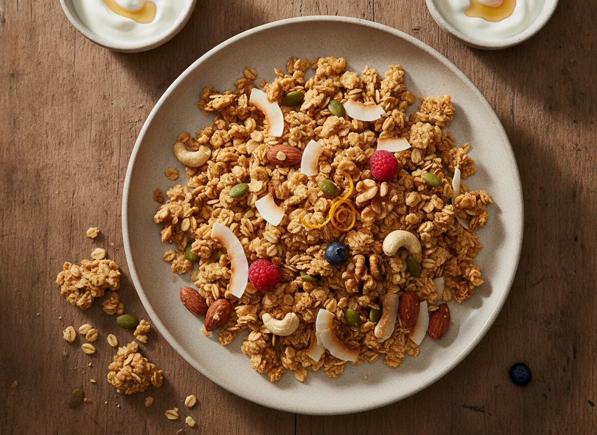 Toasted muesli photo