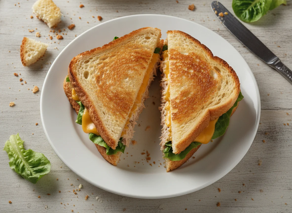 Toasted Tuna Melt Sandwich photo
