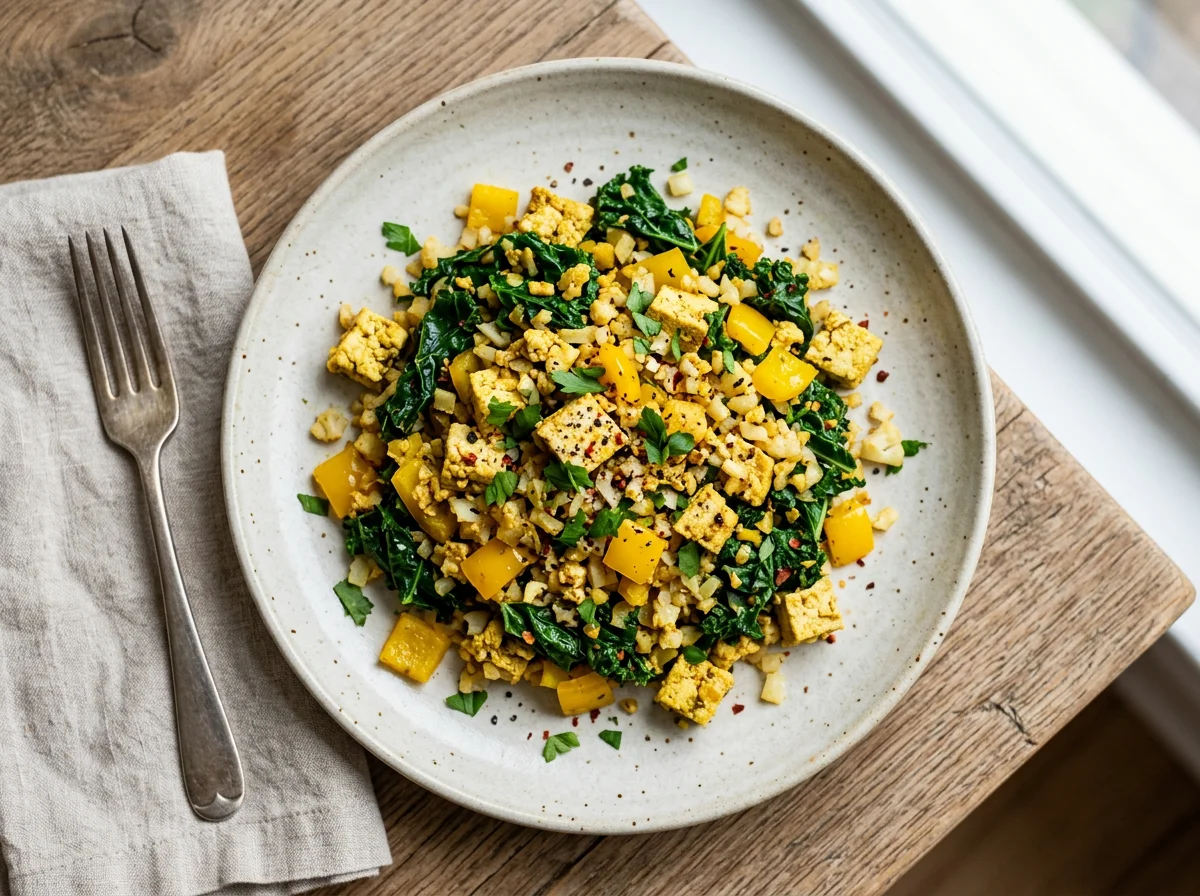 Tofu and Vegetable Scramble photo
