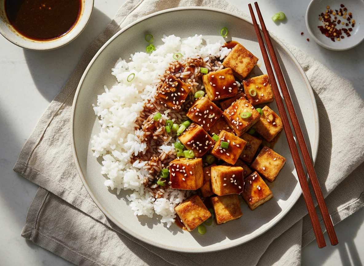 Tofu with Rice photo
