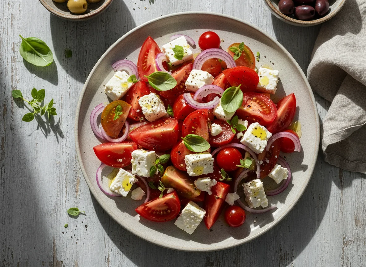 Tomato and Feta Salad photo