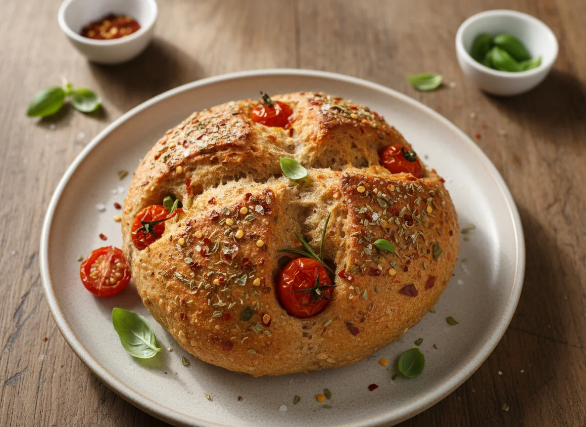 Tomato and Herb Bun photo