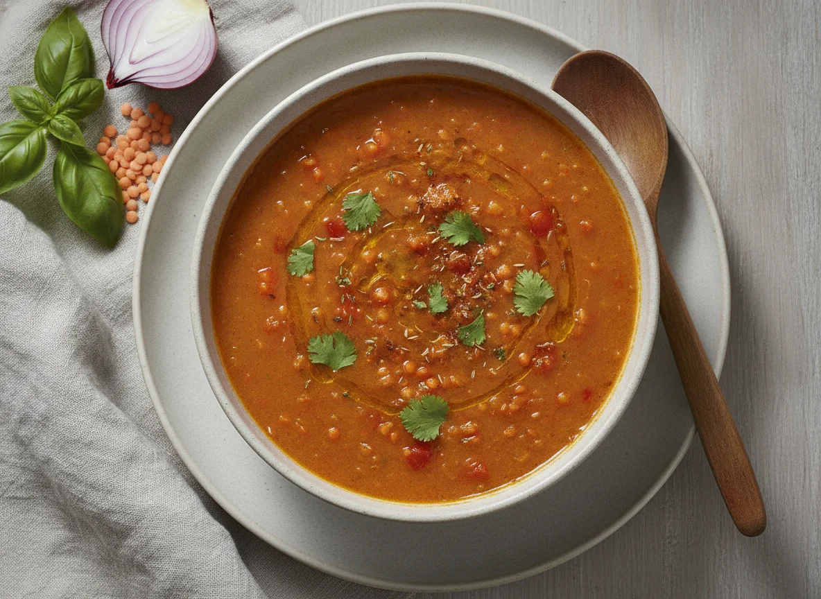 Tomato and Lentil Soup photo