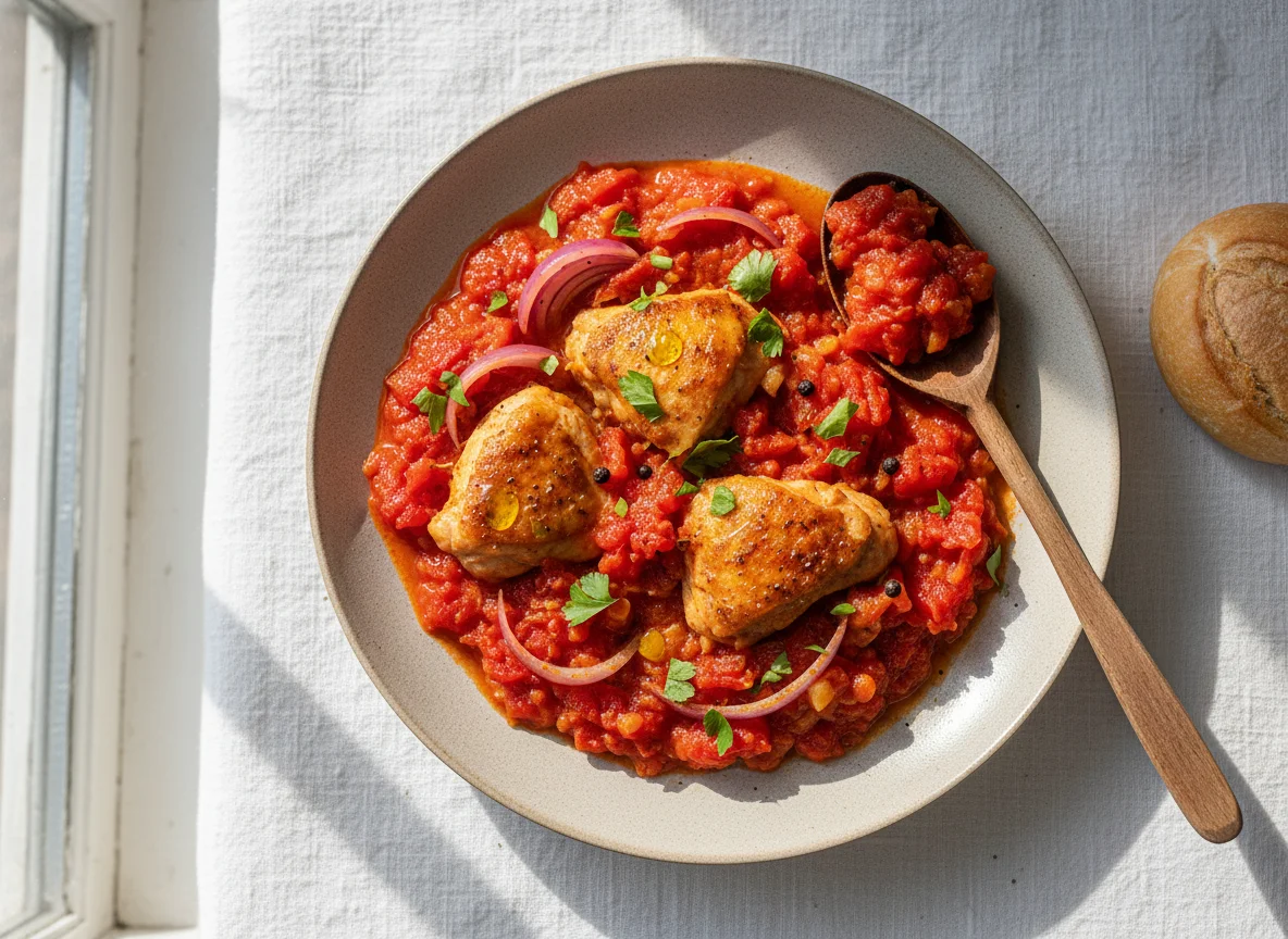 Tomato and Meat Stew photo