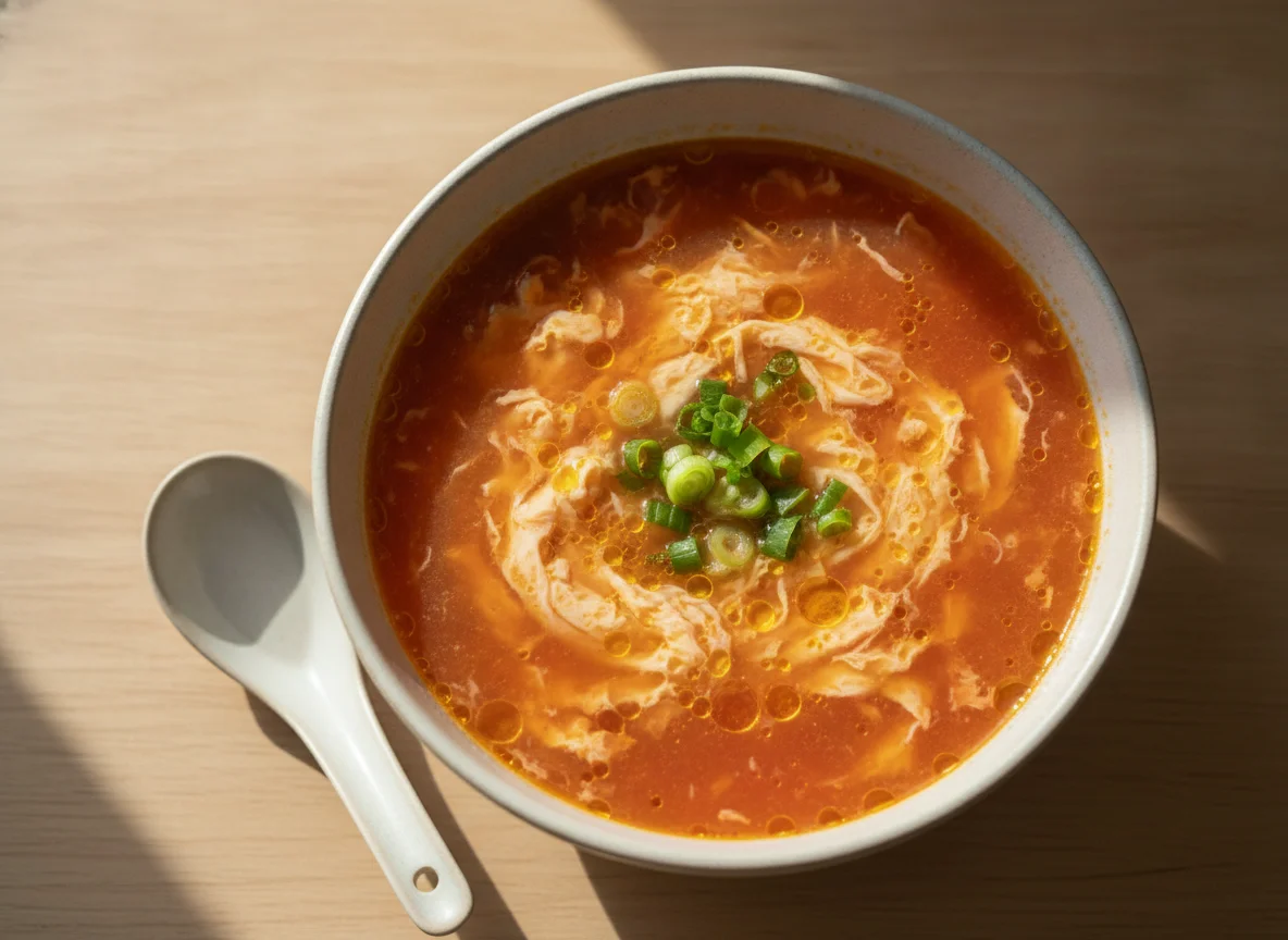 Tomato Egg Drop Soup photo