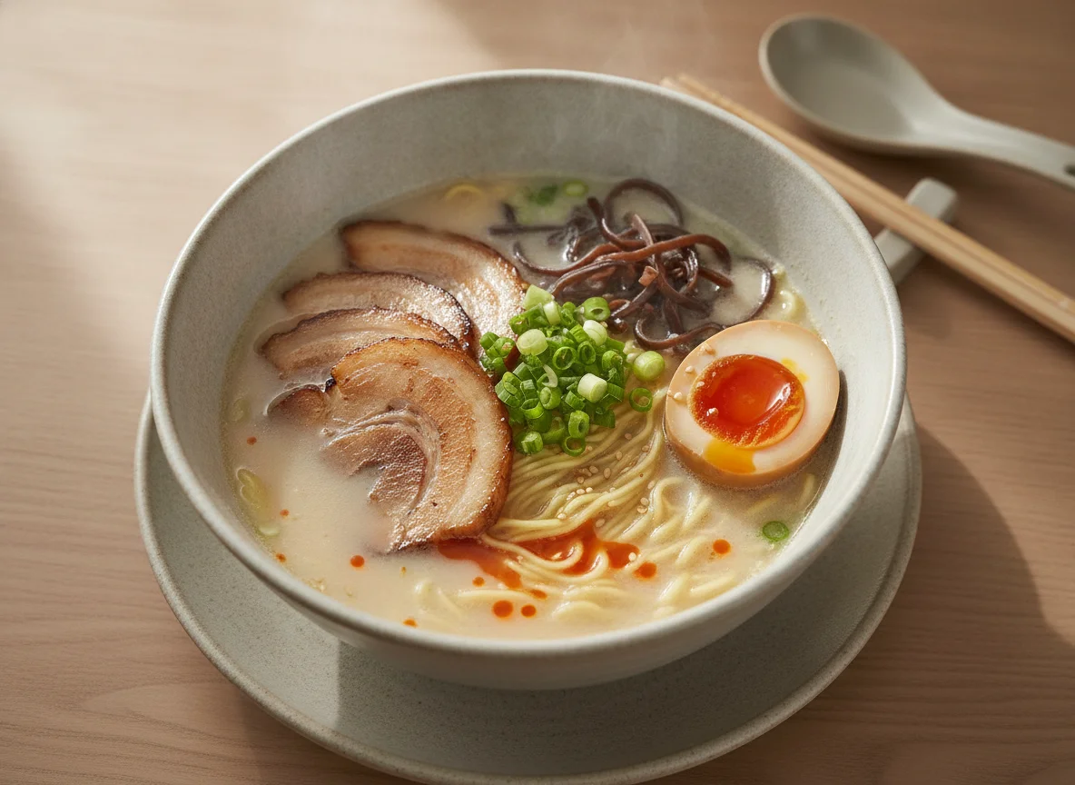 Tonkotsu Ramen with Ajitama Egg photo