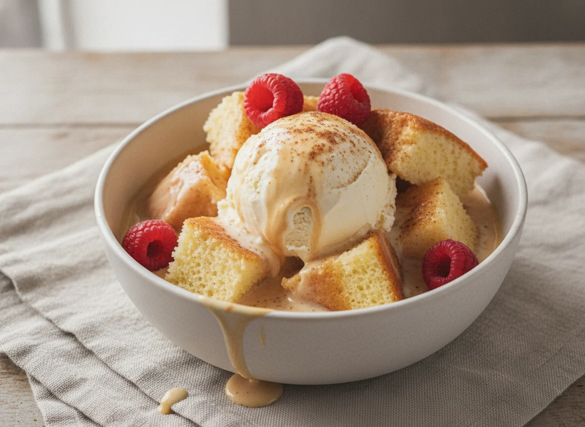 Tres leche ice cream photo