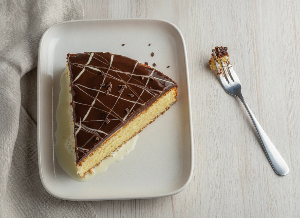 Trilece with Chocolate Topping photo