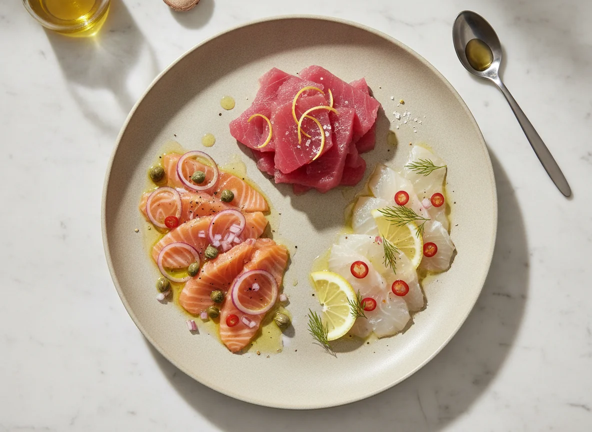 Trio crudo photo