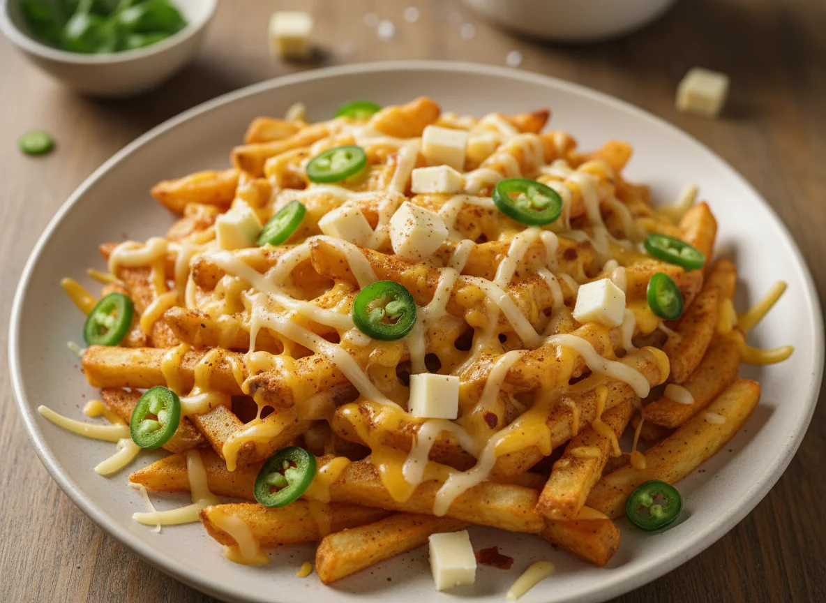Triple Cheese Spicy Dirty Fries photo