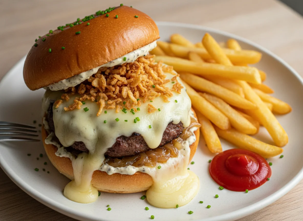 Truffle Raclette Burger photo