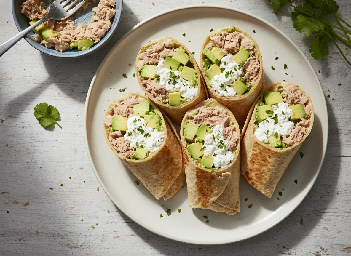 Tuna and Avocado Wraps photo