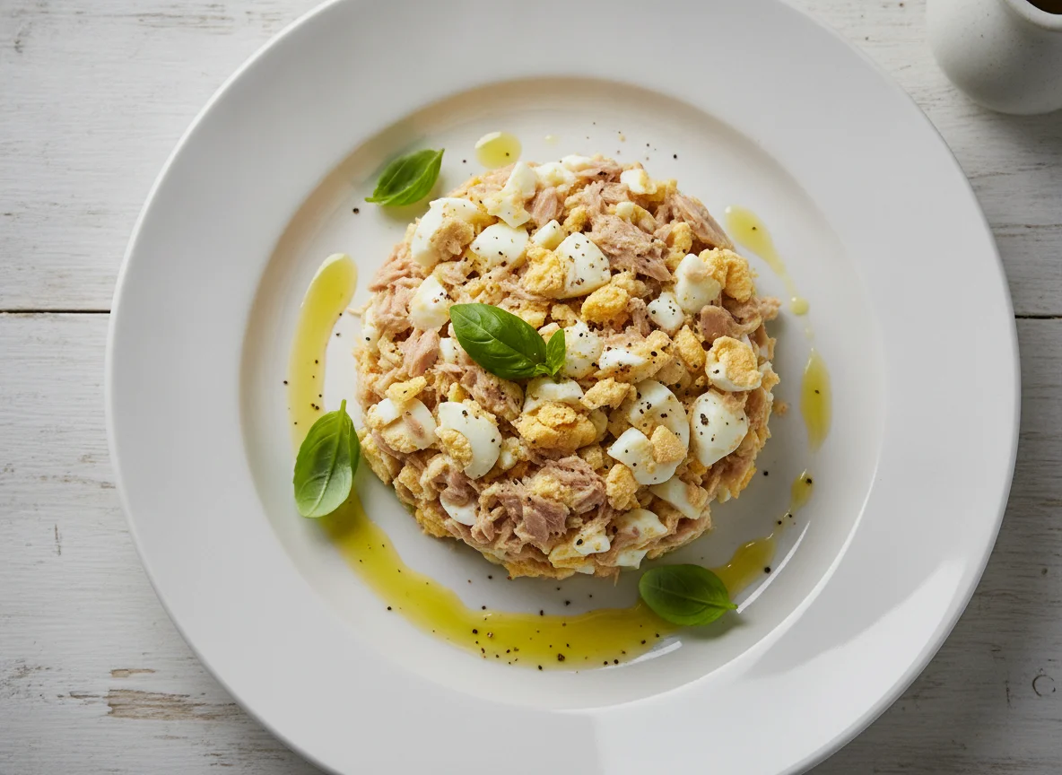Tuna and Boiled Egg Salad photo