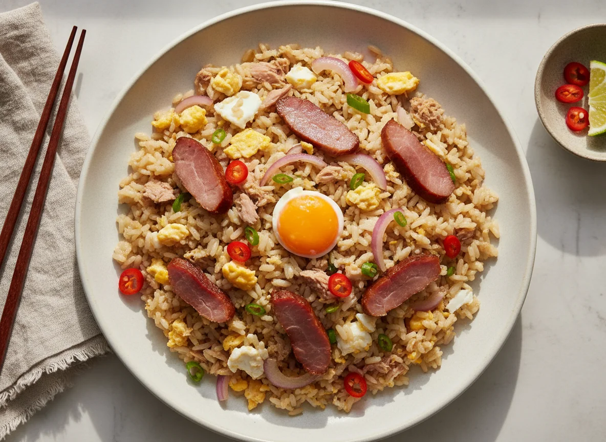 Tuna and Egg Fried Rice with Valhomas photo