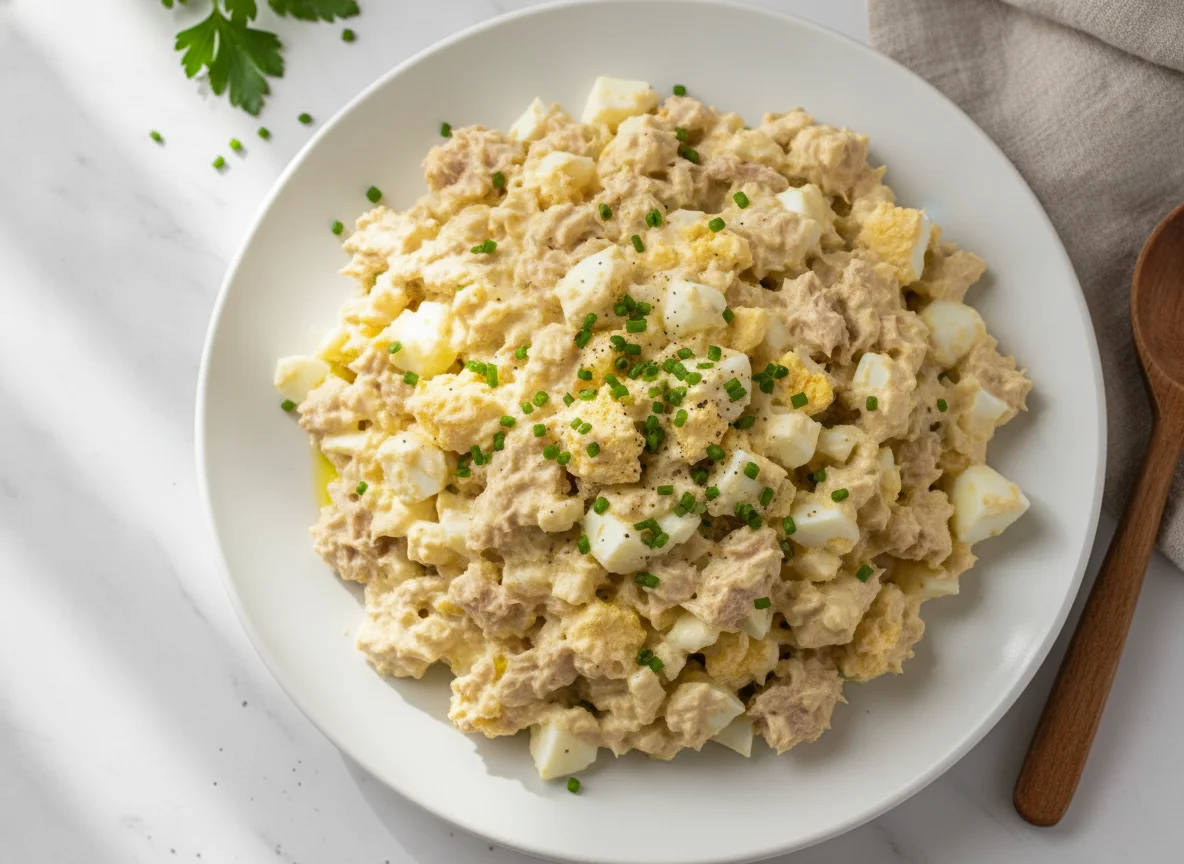 Tuna and Egg Salad with Mayonnaise photo
