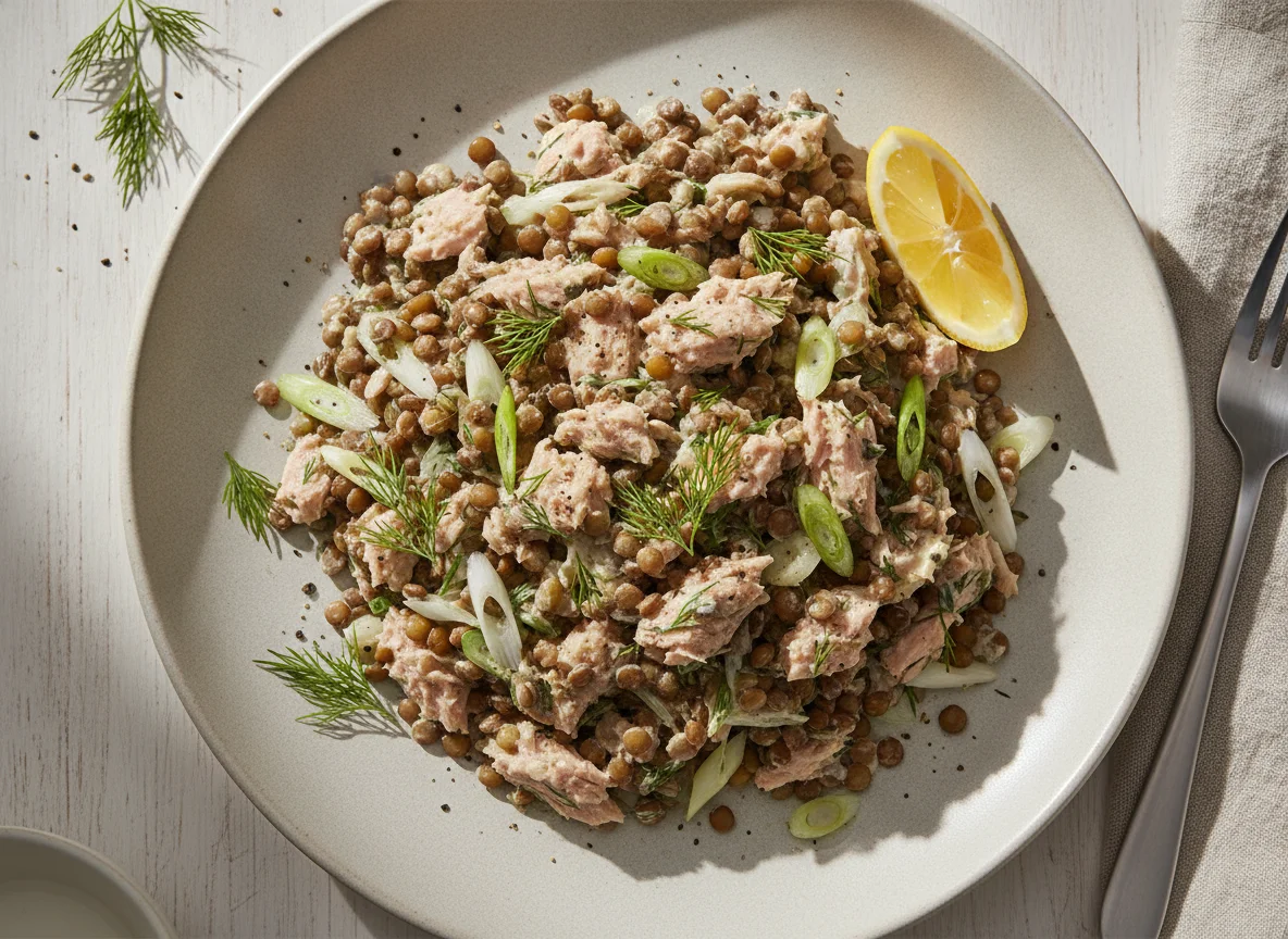 Tuna and Lentil Salad with Dill photo