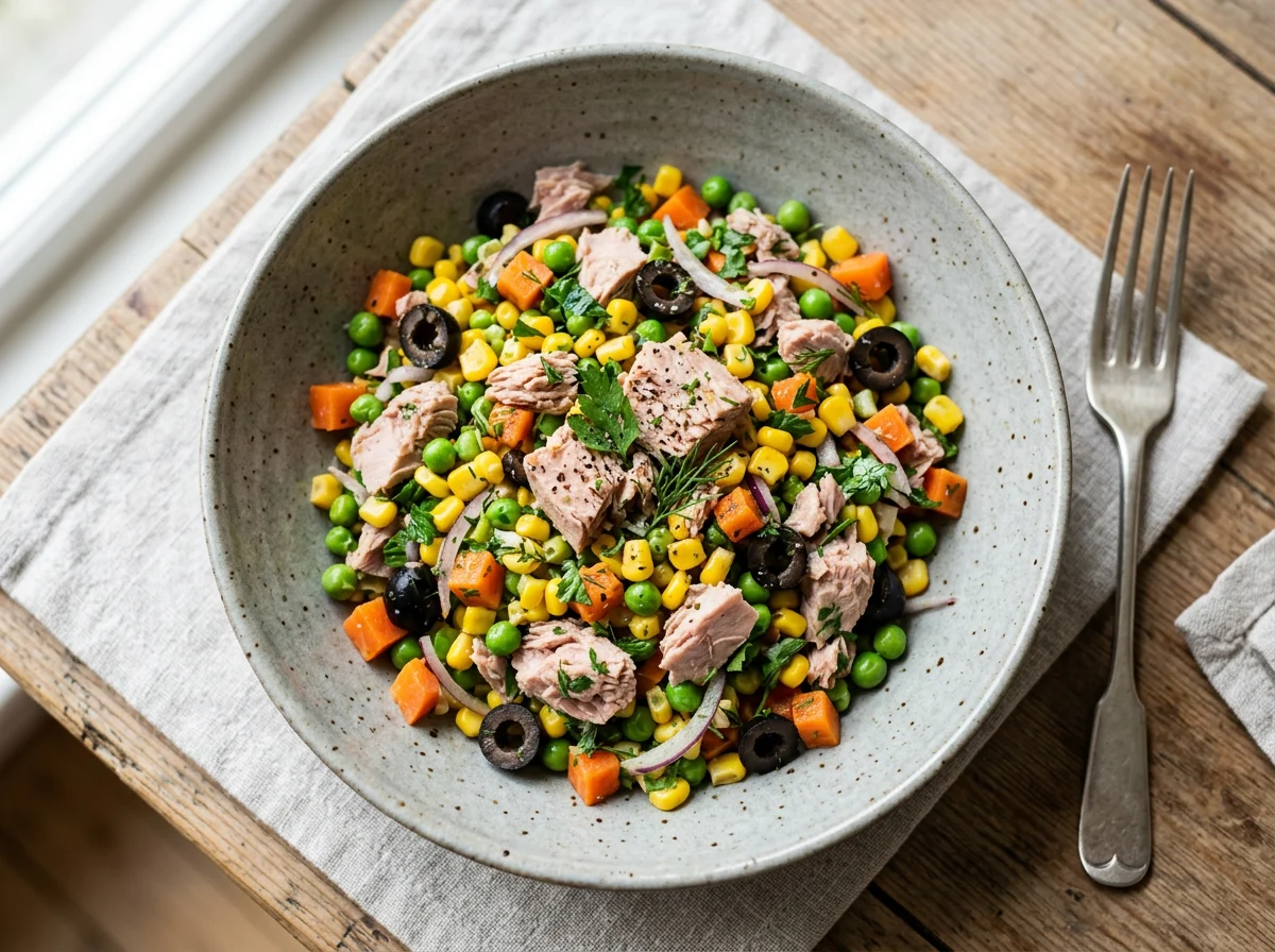 Tuna and Mixed Vegetable Salad photo
