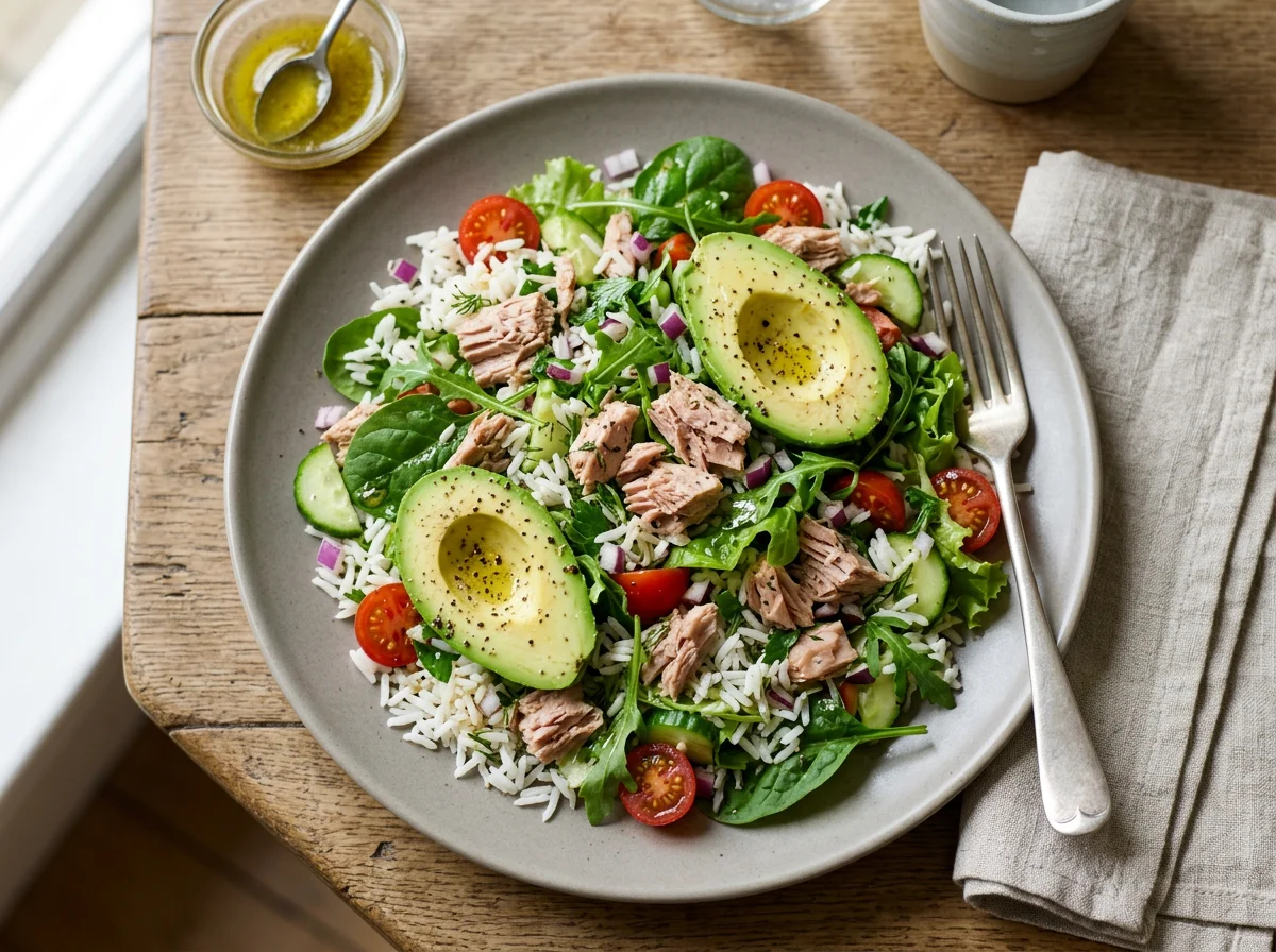 Tuna and Rice Salad with Avocado photo