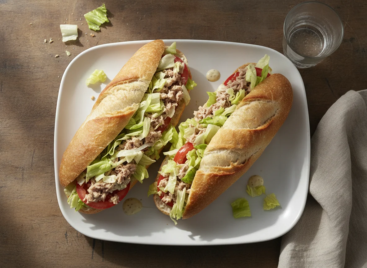 Tuna and Salad Baguette photo