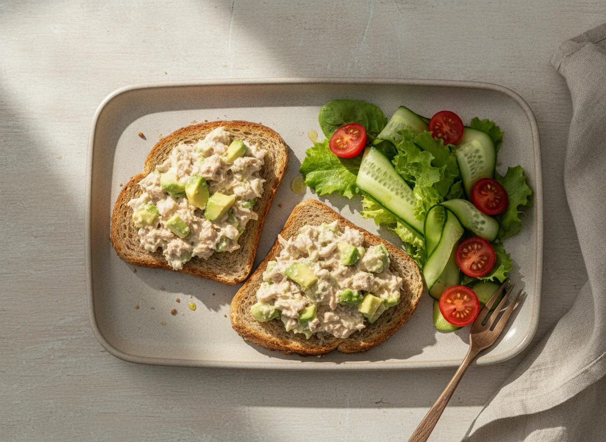 Tuna and Salad Toast Platter photo