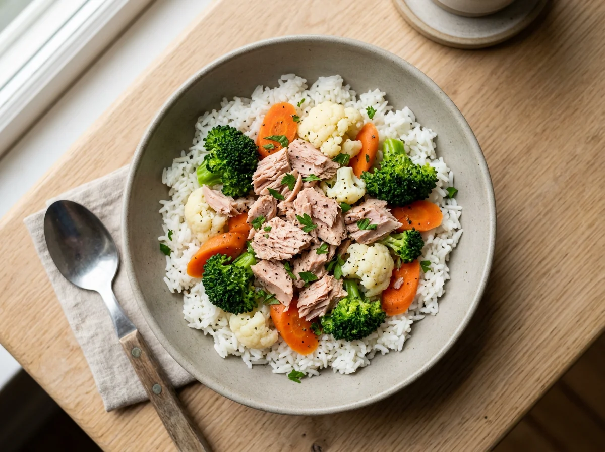 Tuna and Vegetable Rice Bowl photo