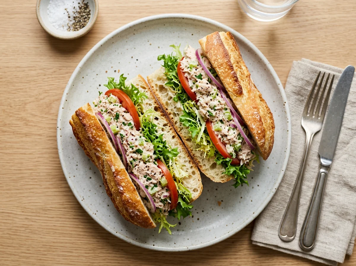 Tuna Baguette Sandwich photo