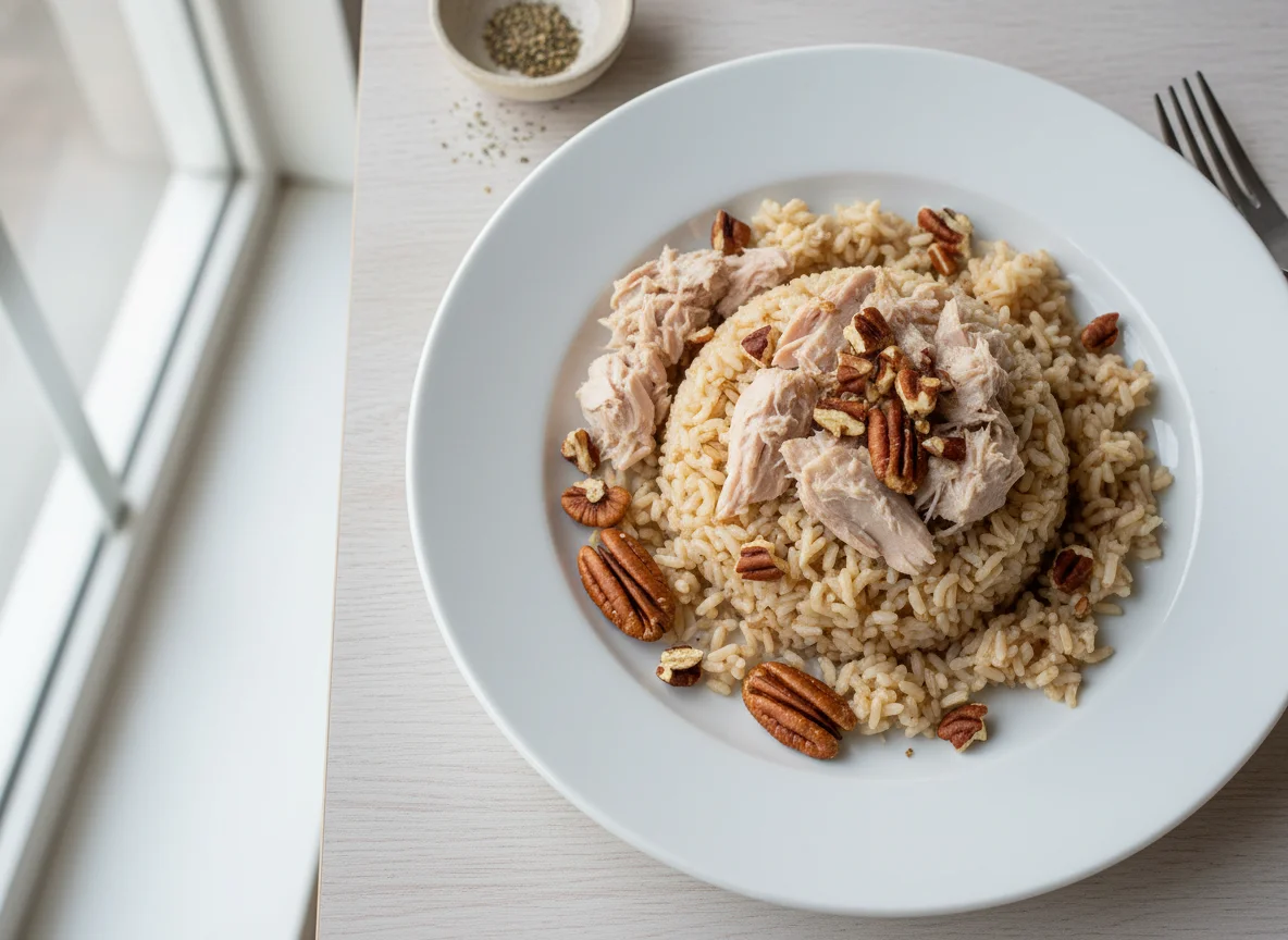 Tuna, Brown Rice, and Pecan Meal photo