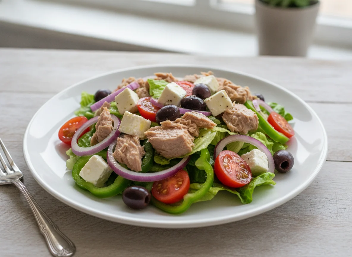 Tuna Greek Salad photo