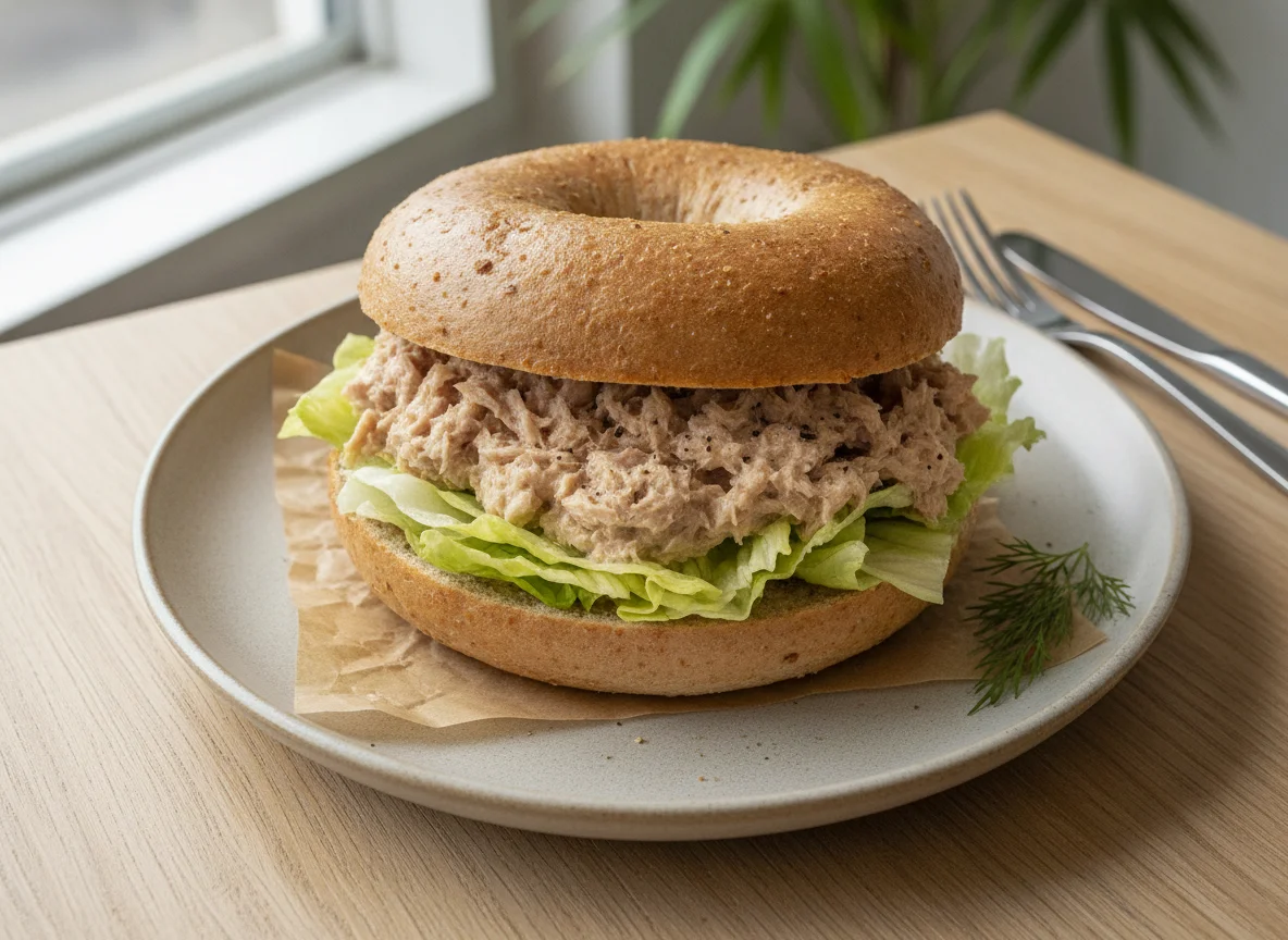 Tuna Mayo Bagel photo