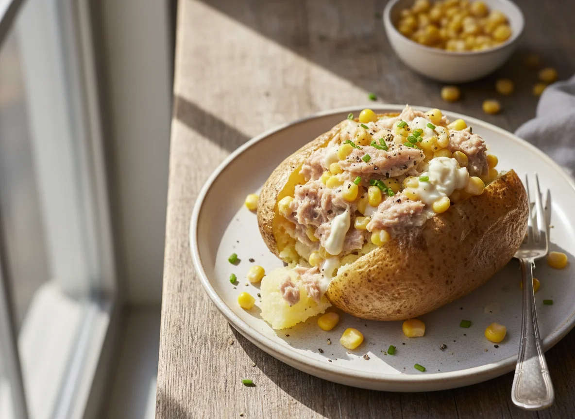 Tuna Mayonnaise Jacket Potato photo