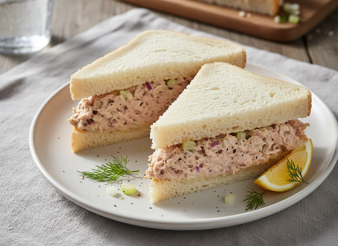 Tuna Mayonnaise Sandwich photo