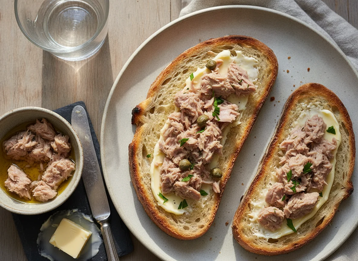 Tuna on Toasted Sourdough photo