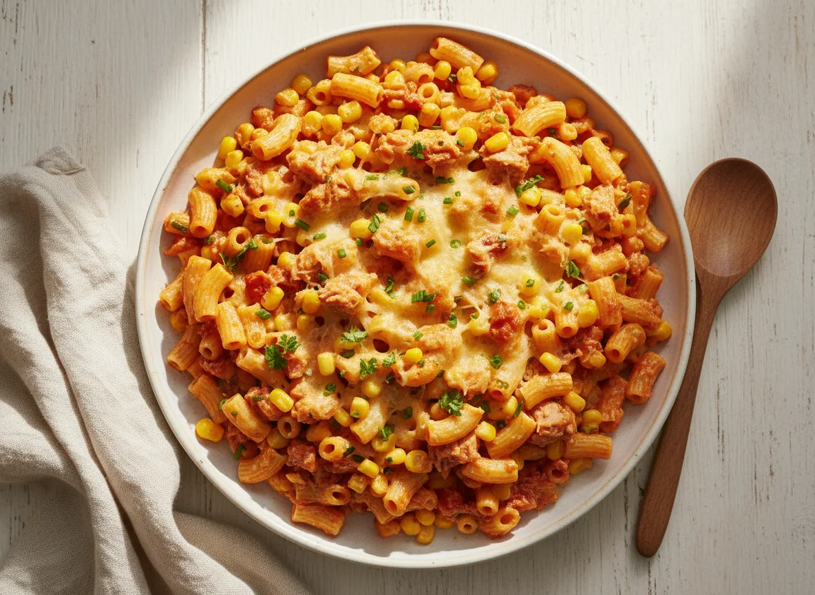 Tuna Pasta Bake with Sweetcorn photo