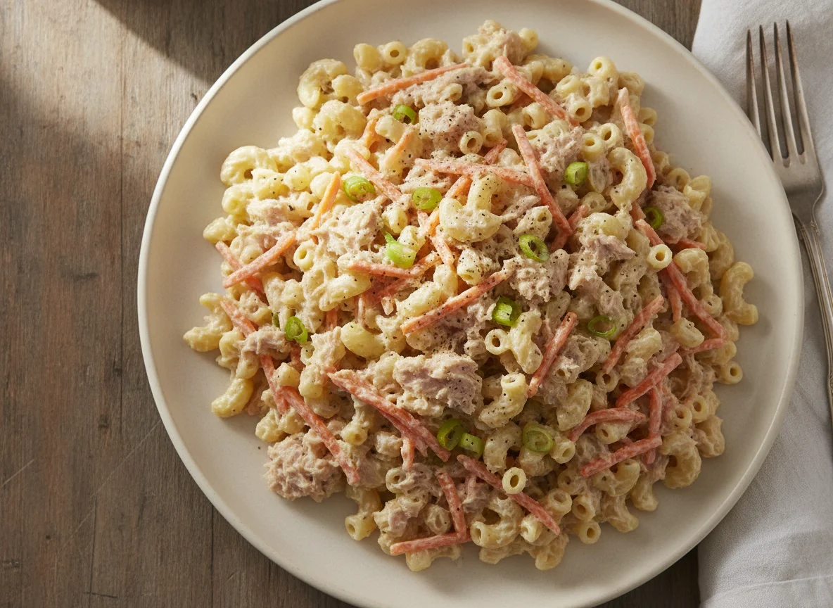 Tuna Pasta Salad with Carrots photo