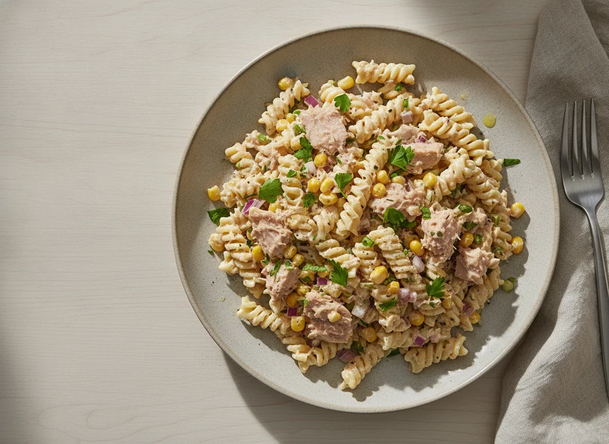 Tuna Pasta Salad with Corn photo